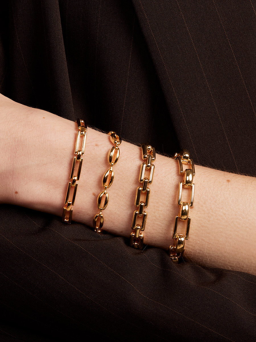 Marquise Link Toggle Bracelet