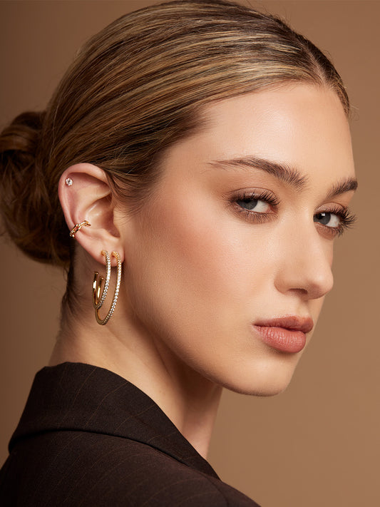 Pavé Link Ear Cuff