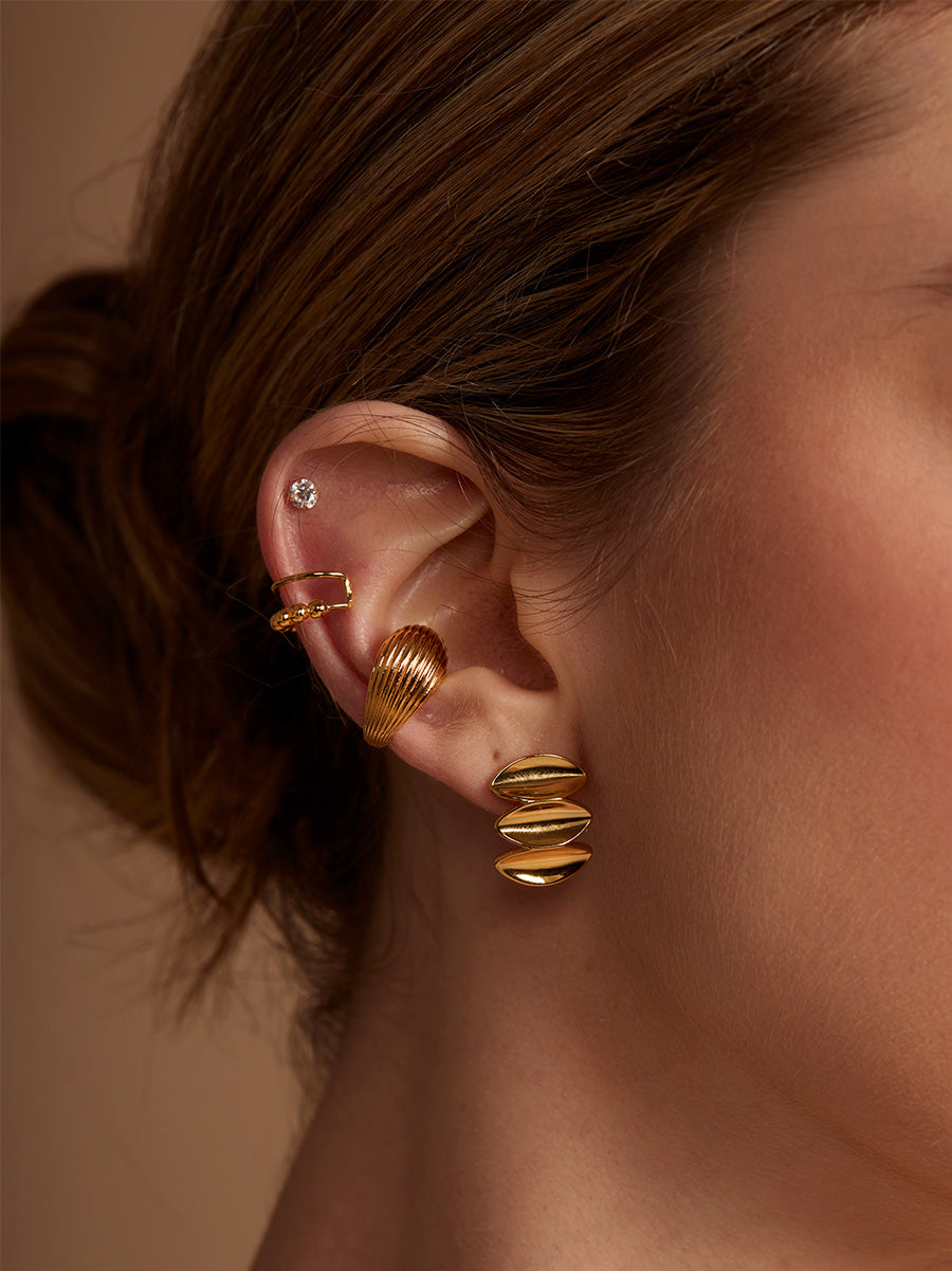 Ripple Wave Ear Cuff