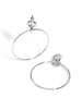 Front Facing Triple Loop Drop Earring
