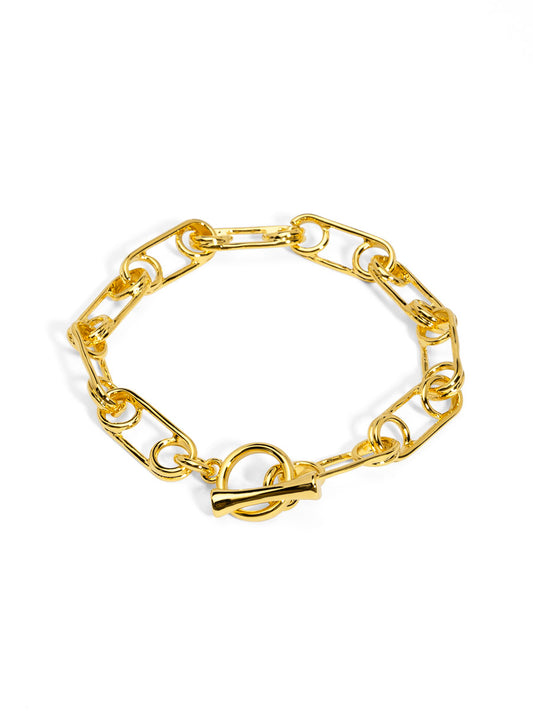 Metal Pin Chain Bracelet