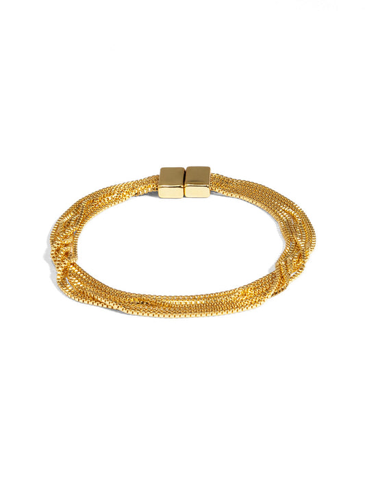 Herringbone Multichain Bracelet