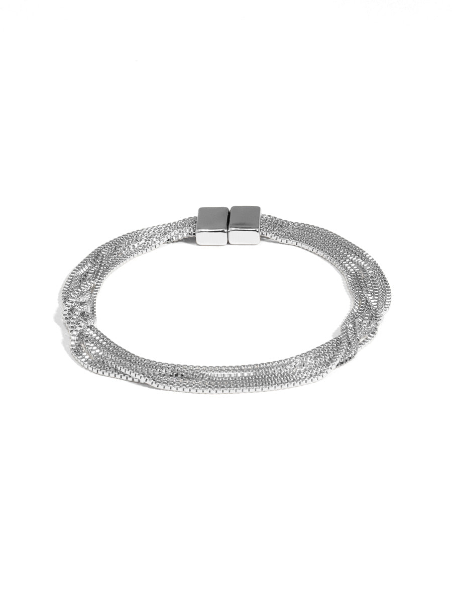 Herringbone Multichain Bracelet