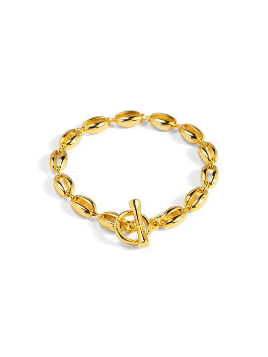 Marquise Link Toggle Bracelet