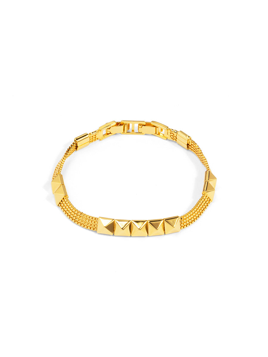 Studded Mesh Bracelet