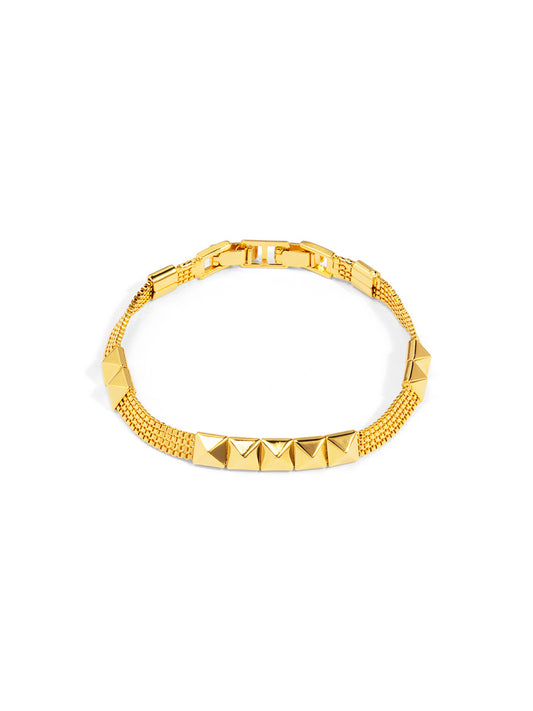 Studded Mesh Bracelet