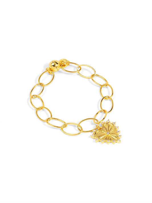 Radiant Heart Magnet Bracelet