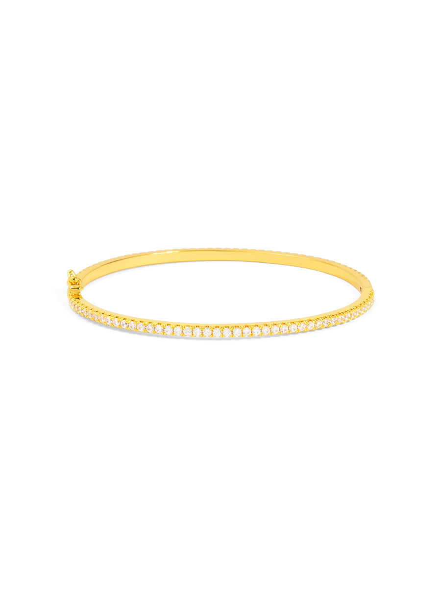Pavé Slim Bangle