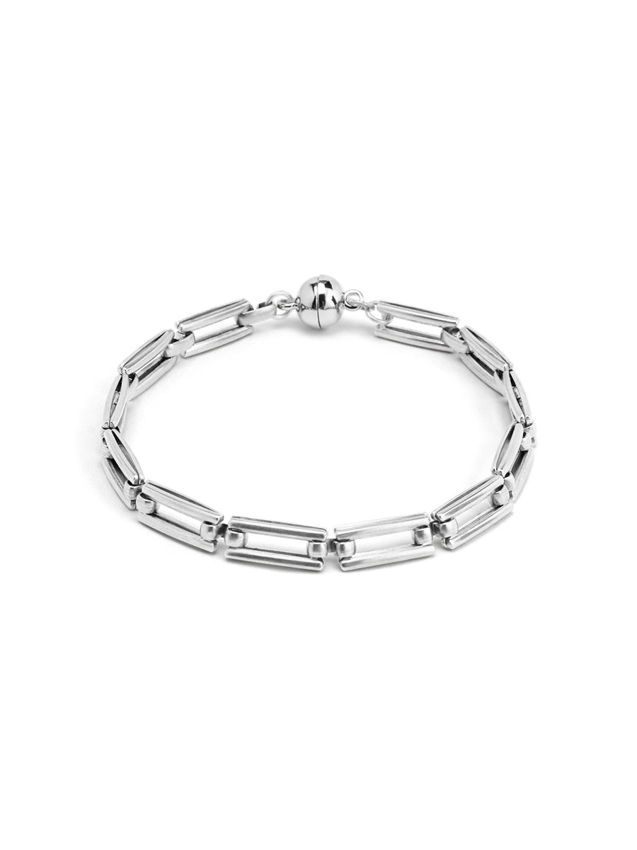 Rectangle Chain Magnet Bracelet