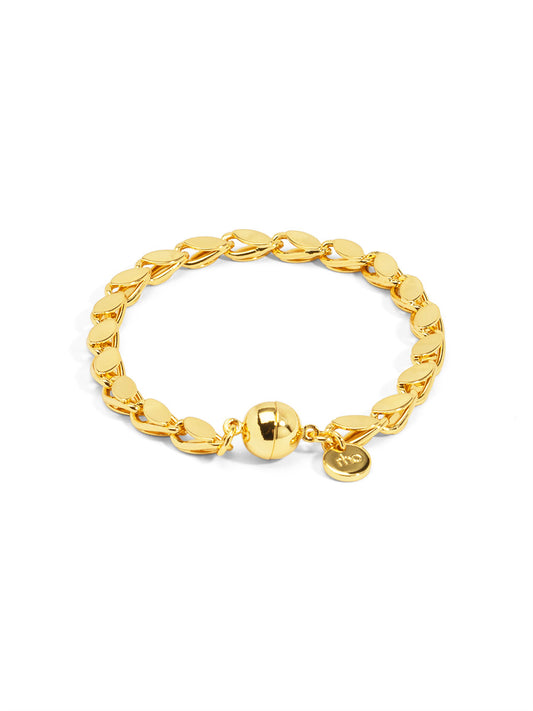 Leaf Link Magnet Bracelet