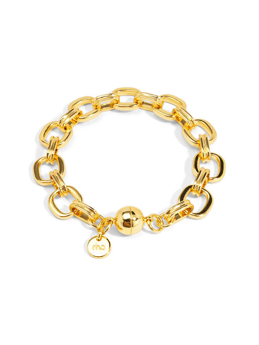Square Link Magnet Bracelet