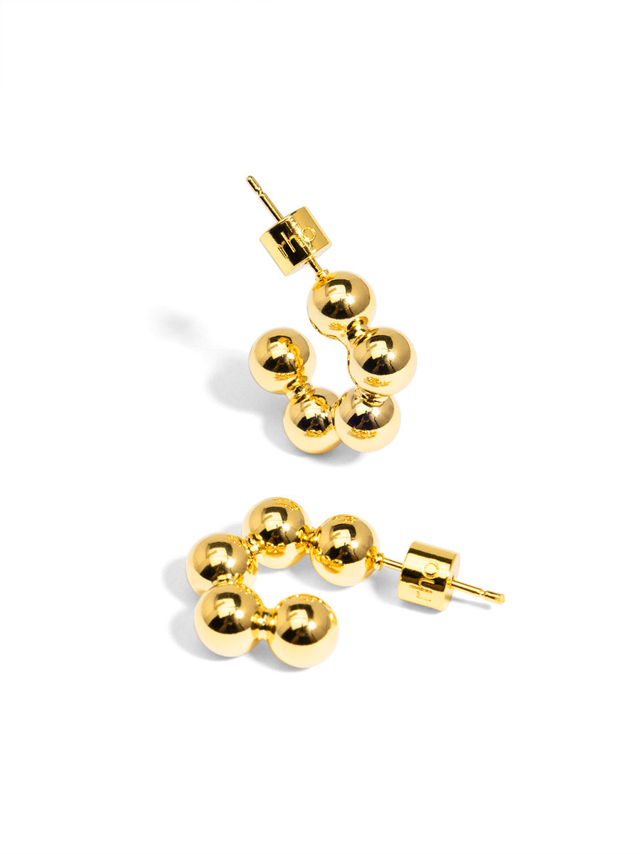 Beaded Huggie Earring