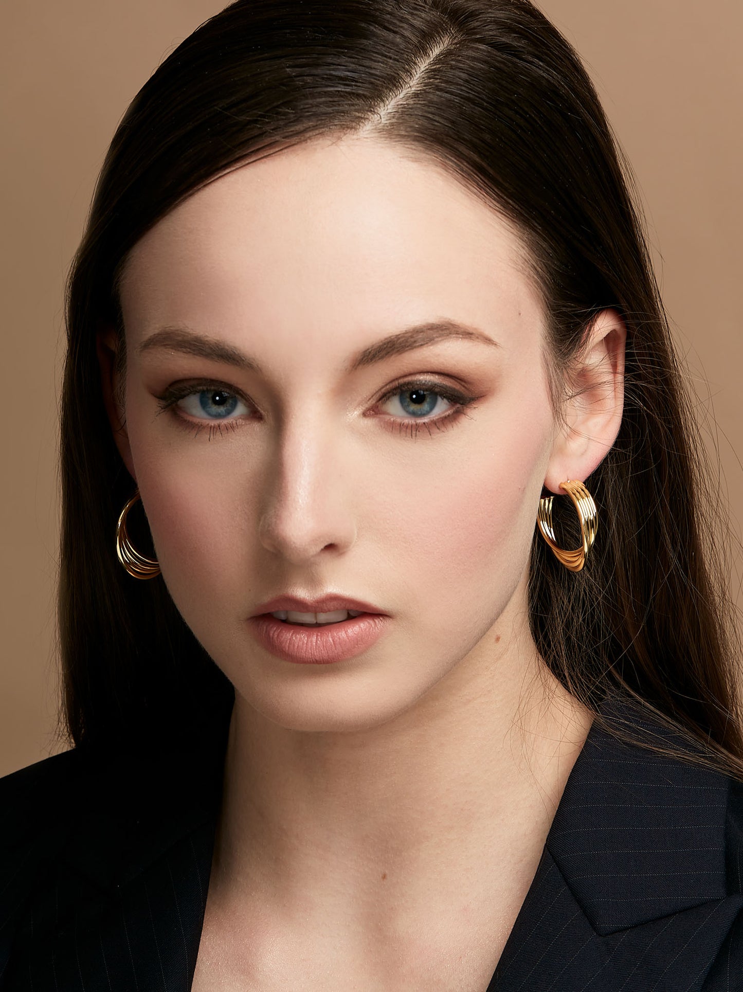 Twisted Open Hoop Earring