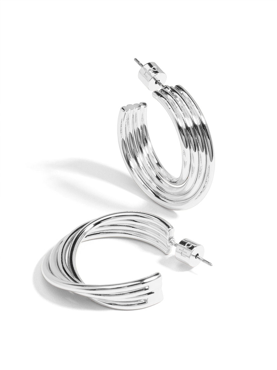 Twisted Open Hoop Earring