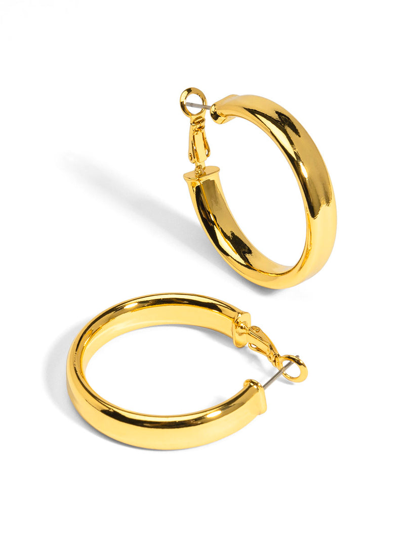 Medium Flat Metal Hoop