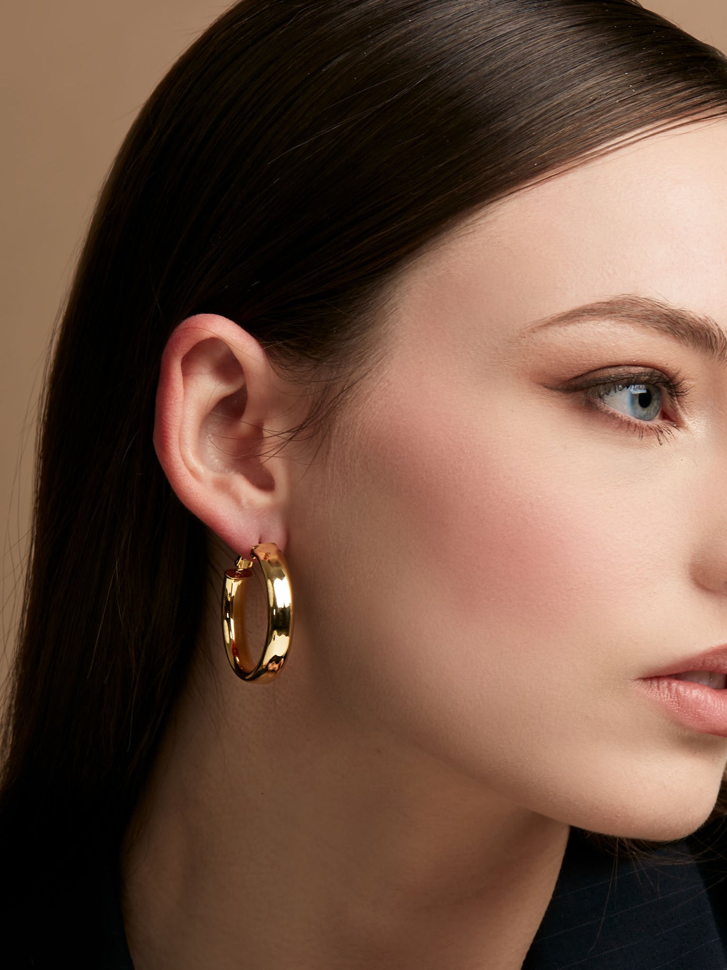 Medium Flat Metal Hoop