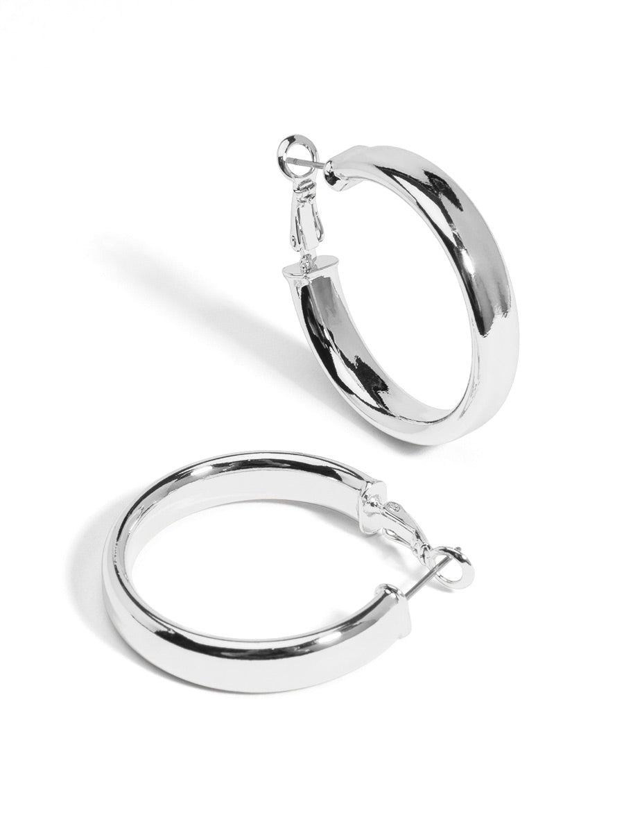 Medium Flat Metal Hoop