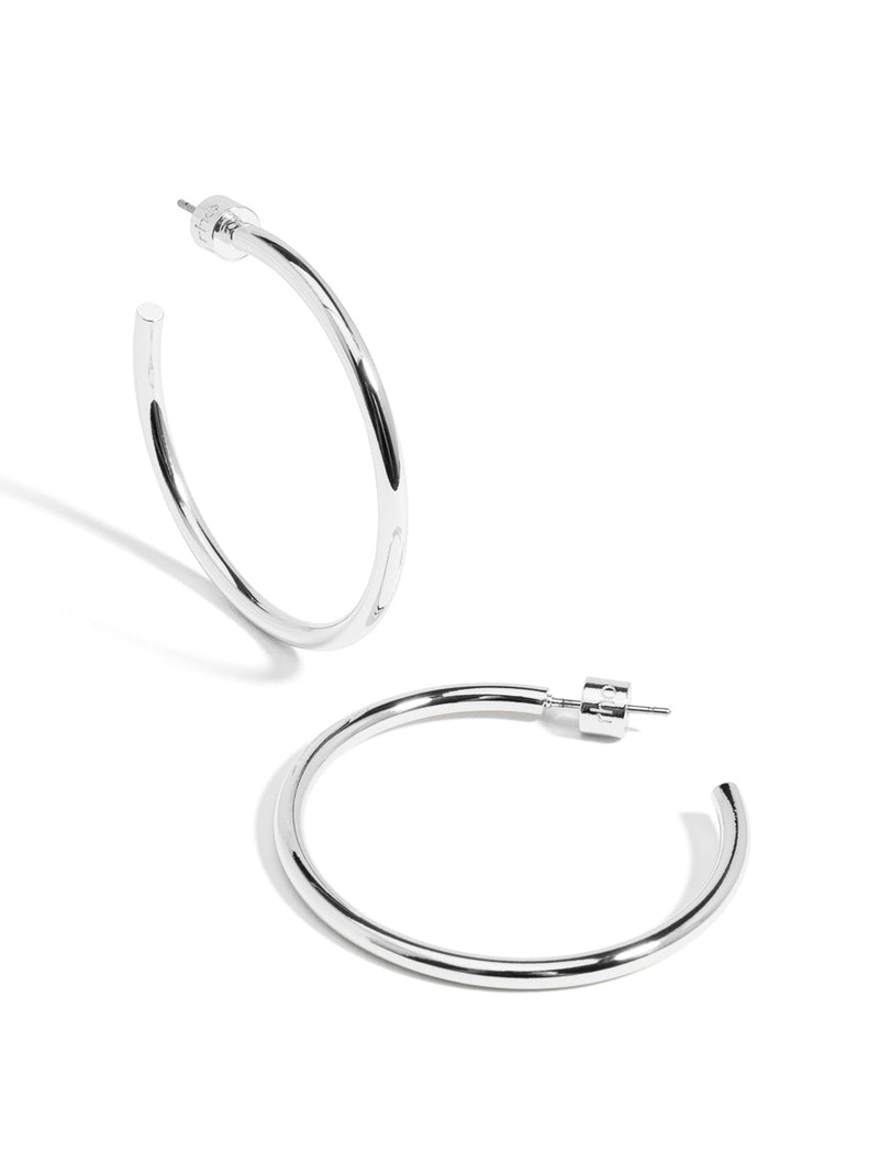 Medium Thin Hoop Earring