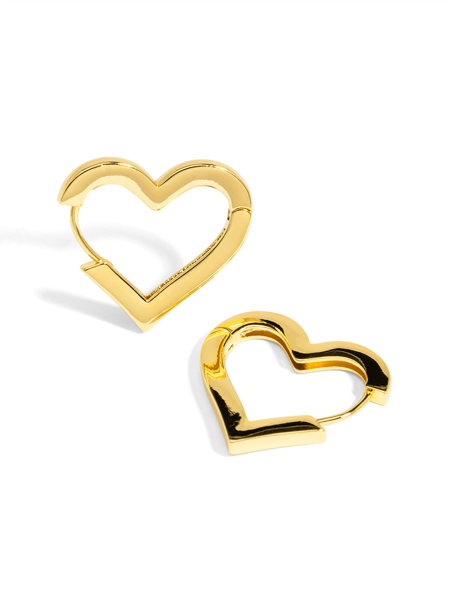 Heart Hoop Earring