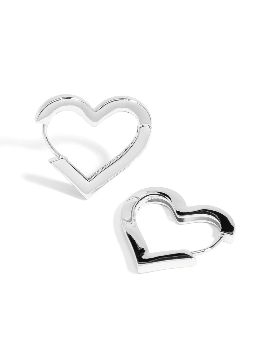 Heart Hoop Earring