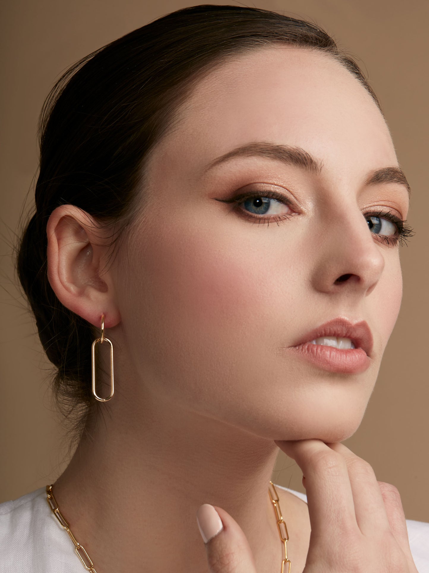 Paperclip Drop Earring