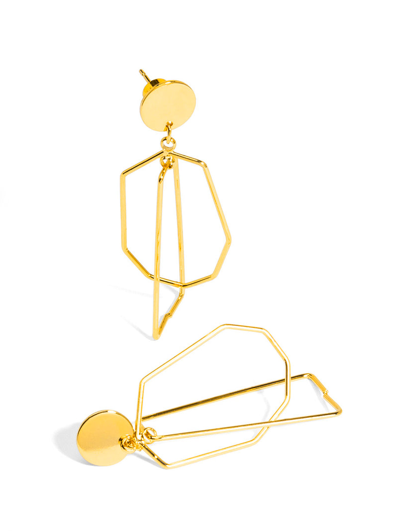 Geometric Drop Earring