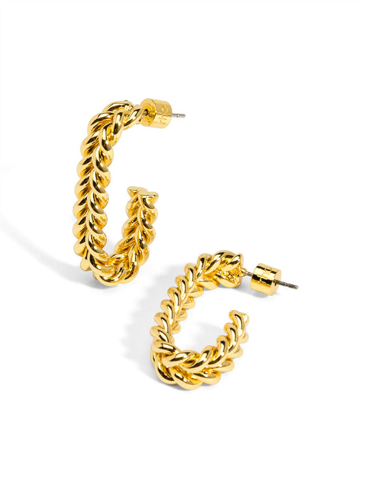 Braided Hoop Earring