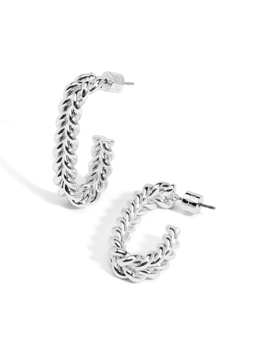 Braided Hoop Earring