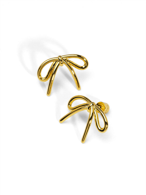 Small Bow Stud Earring