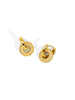 Round Pave Small Drop Earring