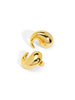 Curved Dome Stud Earring