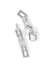 Pave Linked Chain Drop Earring