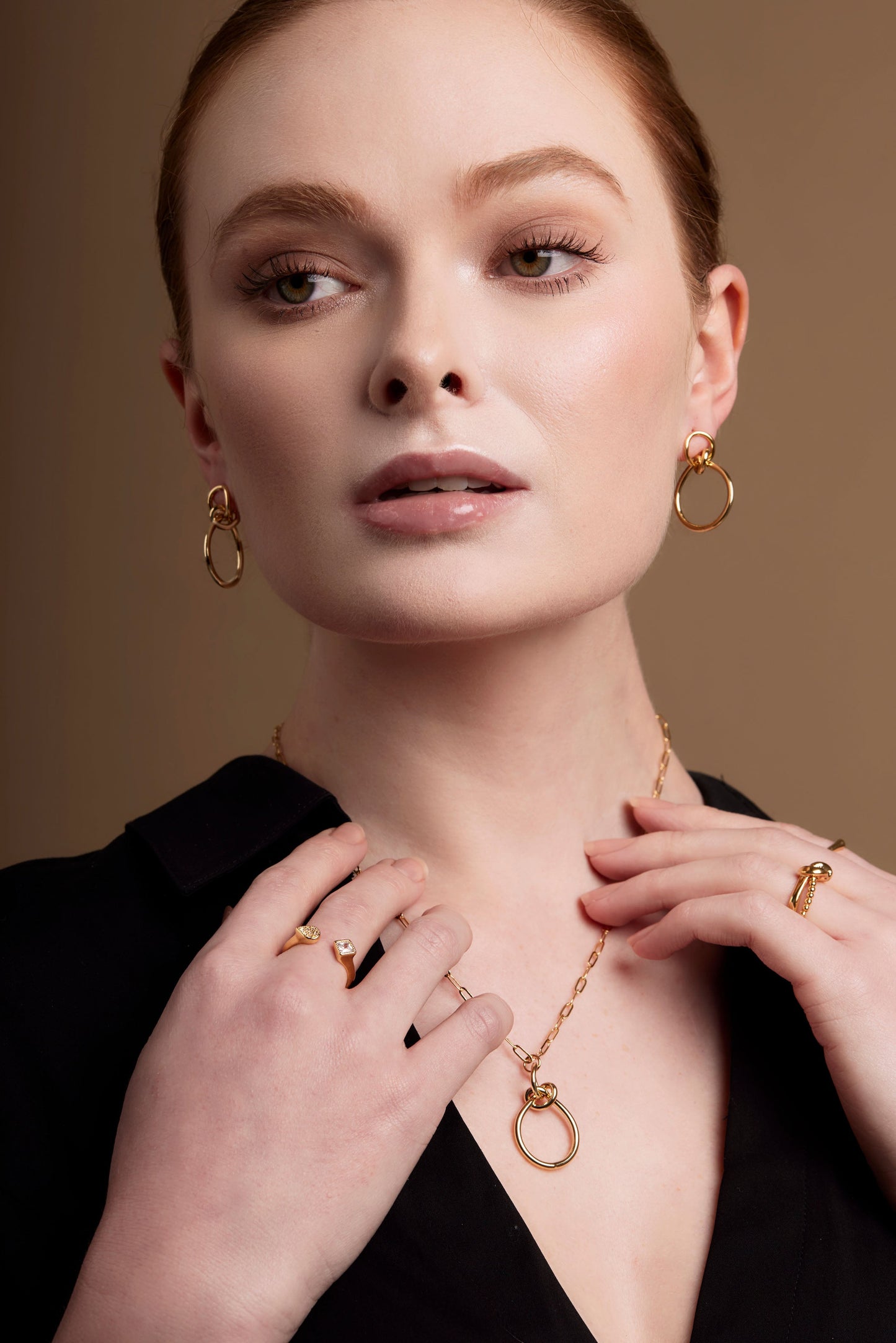 Small Infinity Knotted Drop Earring