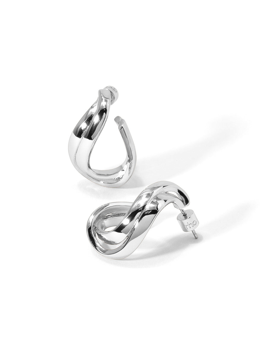 Twisted Open Hoop Earring