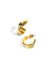Twisted Ripple Huggie Earring