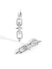 Pave Spike Link Earring