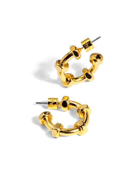 Bolt Hoop Earring
