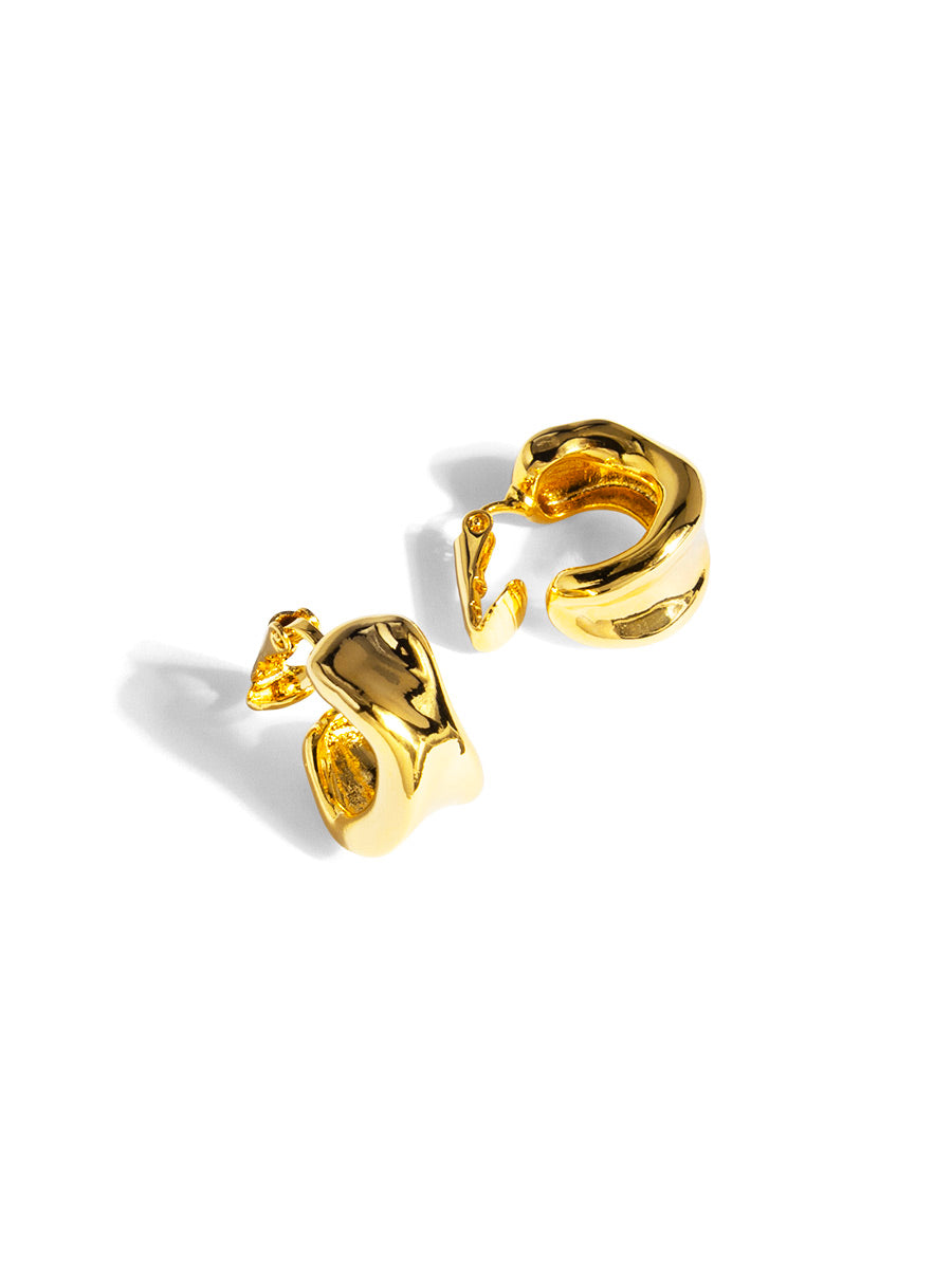 Molten Dome Ear Cuff/Clip On Earring