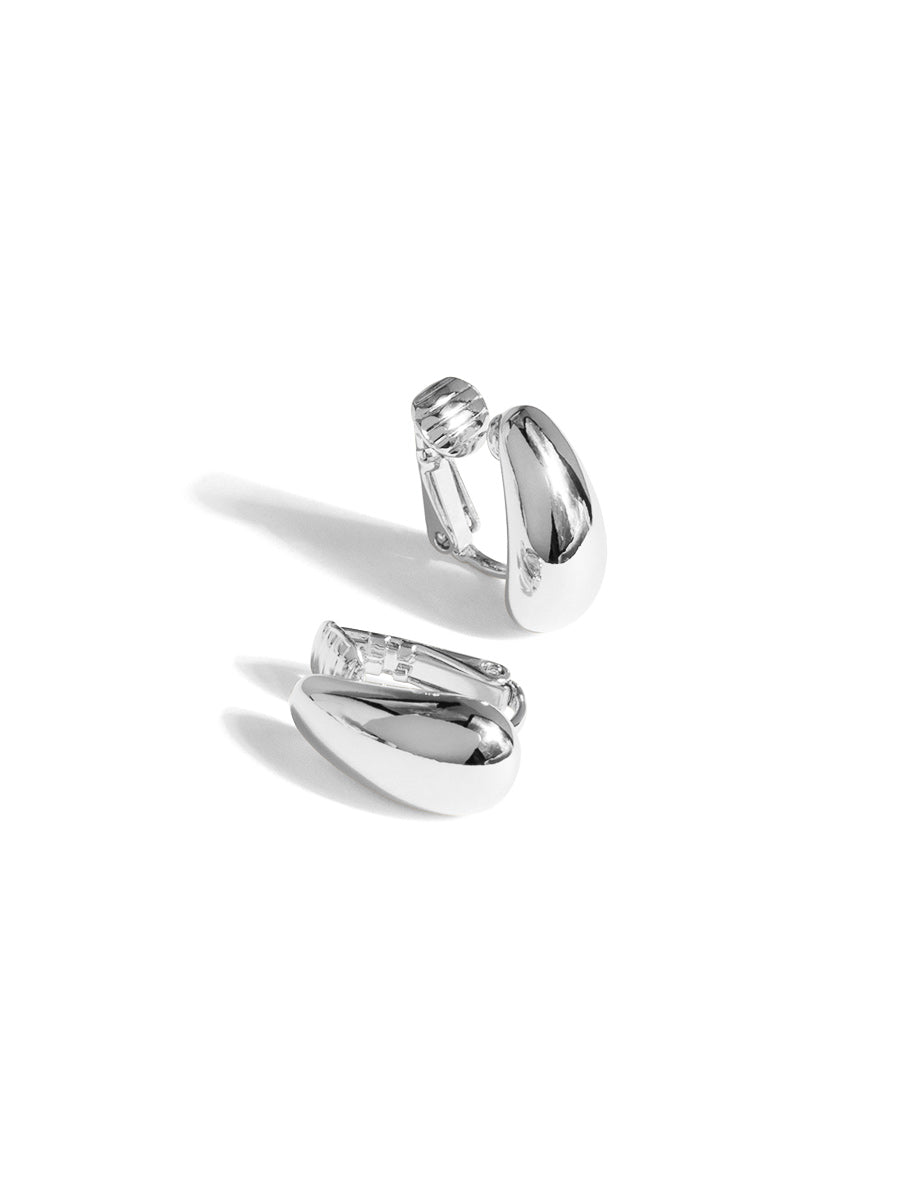Sculpted Teardrop Ear Cuff/Clip On Earring (TS)