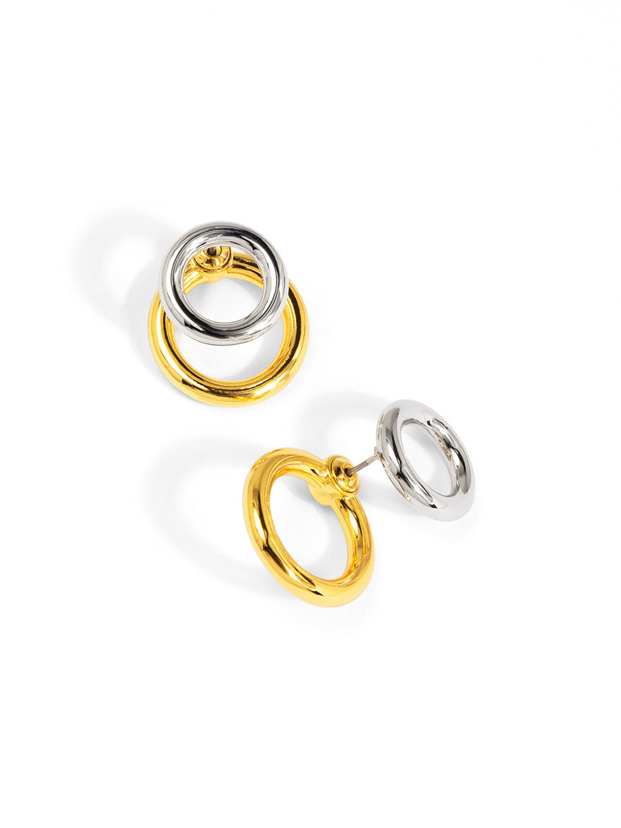 Two-Tone Circle Ear Jacket