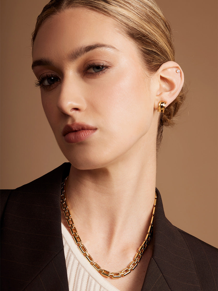 Classic Fold Clip-On Earring