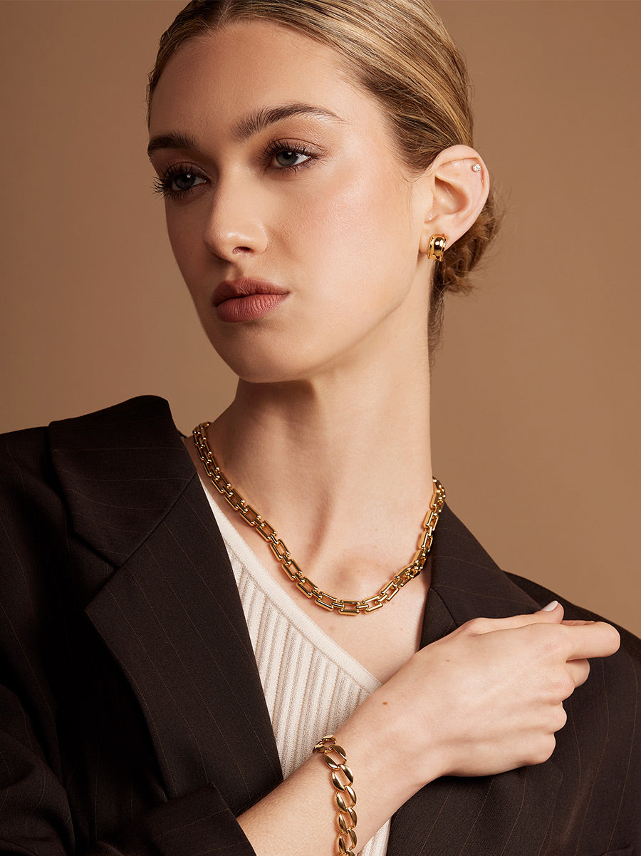 Classic Fold Clip-On Earring