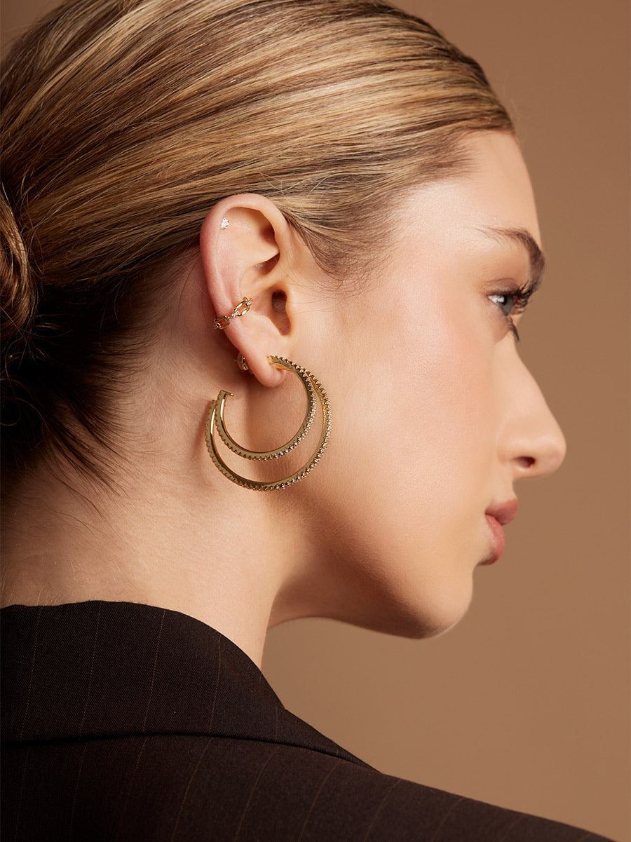 Pavé Link Ear Cuff