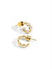 Crystal Fringe Hoop Earring
