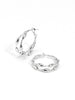 Spaced Rice Bean Hoop Earring
