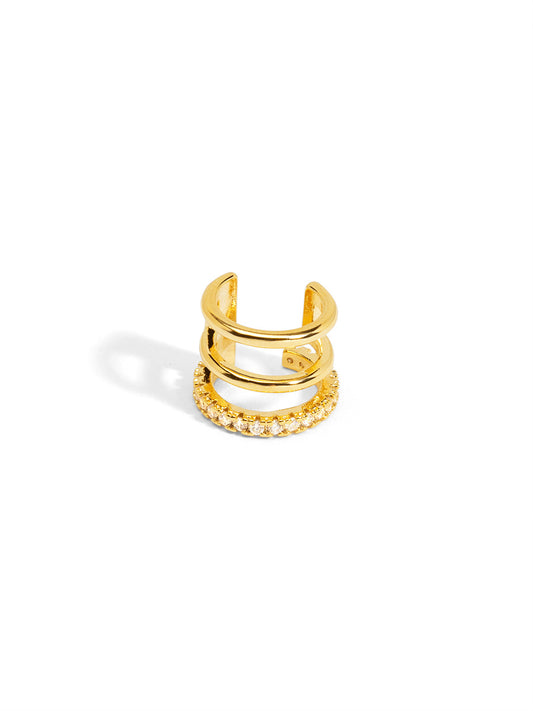 Trio Pavé Ear Cuff