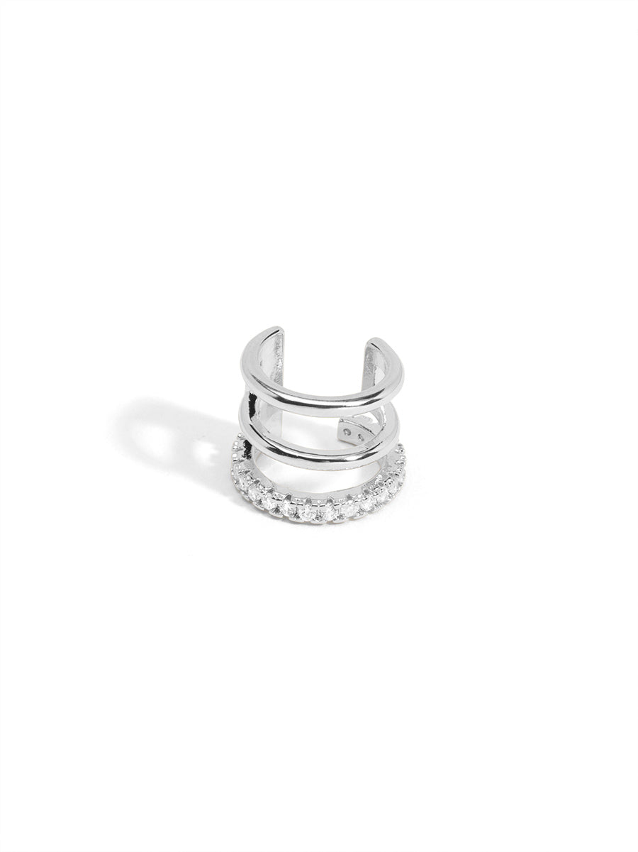Trio Pavé Ear Cuff