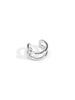 Pave Accent Double Band Ear Cuff