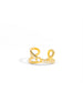 Twisted Pave Double Band Ear Cuff