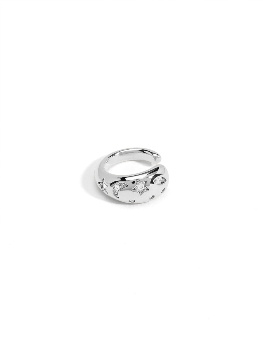 Celestial Crystal Ear Cuff